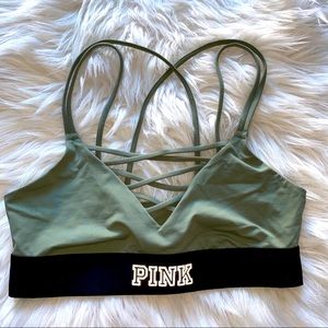 PINK victoria’s secret sports bra